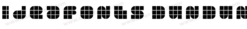 IdeaFonts DunDun 95字体下载字体转换